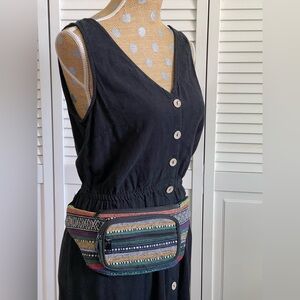 Hip utility belt fanny pack purse on belt colorful boho
